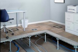 Carpete para piso elevado